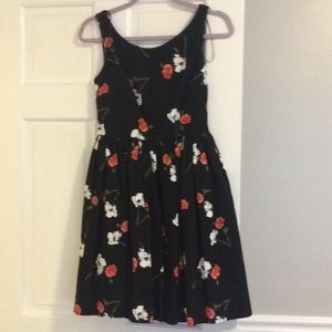 New Topshop floral dress, fully lined.